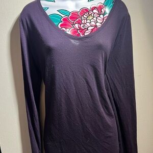 Purple Shimmer Long Sleeve Shirt